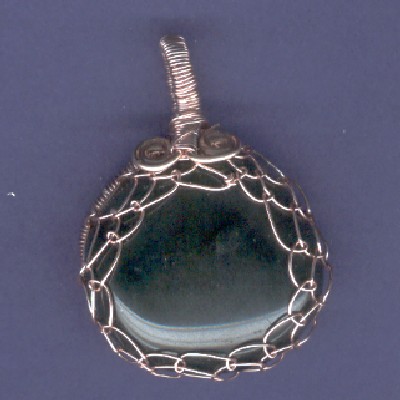 Apache Tear Pendant - Handcrafted Jewelry