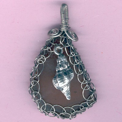 Beach Glass Pendant - Handcrafted Jewelry