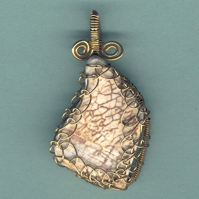 Beach Pottery Pandant - Handcrafted Jewelry
