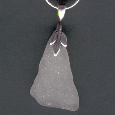 Beach Glass Pendant - Handcrafted Jewelry