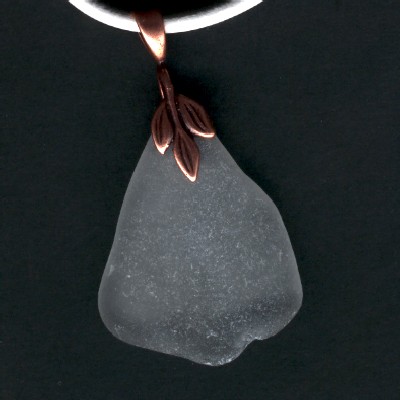 Beach Glass Pendant - Handcrafted Jewelry