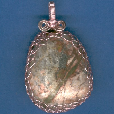 Lake Erie Beach Stone Pendant - Handcrafted Jewelry