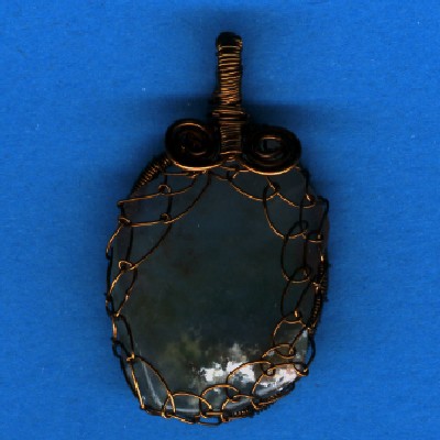 North Carolina Moss Green Pendant - Handcrafted Jewelry