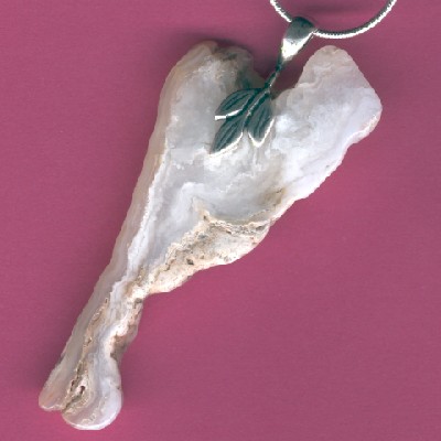 Chalcedony Pendant - Handcrafted Jewelry