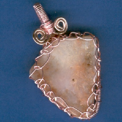 Chalcedony Pendant - Handcrafted Jewelry