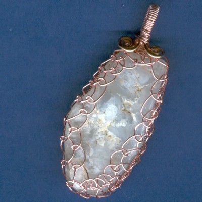 Chalcedony Pendant - Handcrafted Jewelry