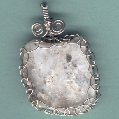 Chalcedony Pendant - Handcrafted Jewelry