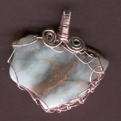 Chalcedony Pendant - Handcrafted Jewelry