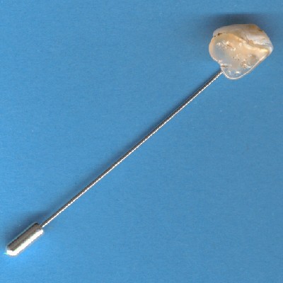 Chalcedony Stick Pin - Handcrafted Jewelry