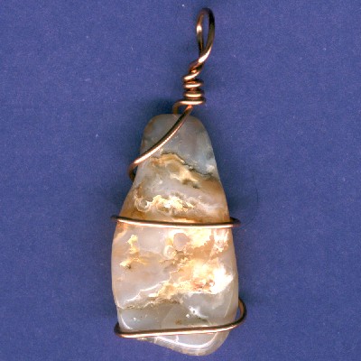 Chalcedony Pendant - Handcrafted Jewelry
