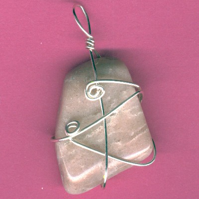 Pretty in Pink Pendant - Handcrafted Jewelry