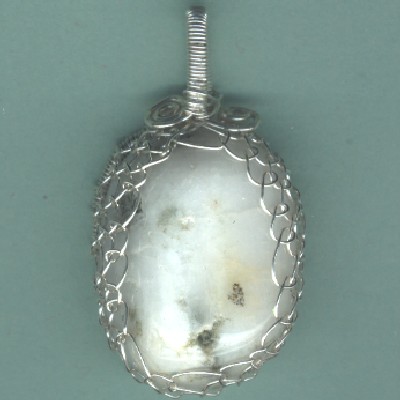 Washington State Beach Agate Pendant - Handcrafted Jewelry