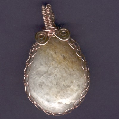 Washington State Beach Agate Pendant - Handcrafted Jewelry