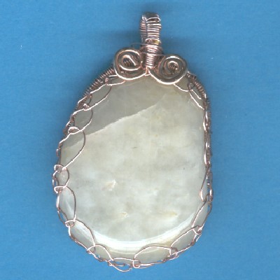 It is a Foggy Day at the Beach Agate - Handcrafted Jewelry
