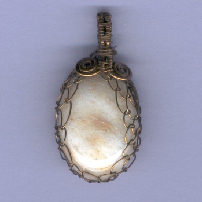 Washington State Beach Agate Pendant - Handcrafted Jewelry