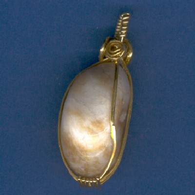 Washington State Beach Agate Pendant - Handcrafted Jewelry