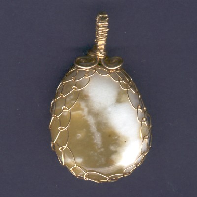 Clouds Clearing at Sunset Beach Agate - Handcrafted Jewelry