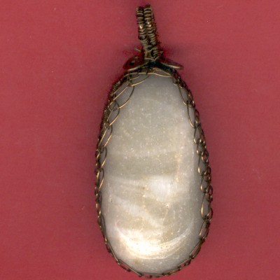 Washington State Beach Agate Pendant - Handcrafted Jewelry