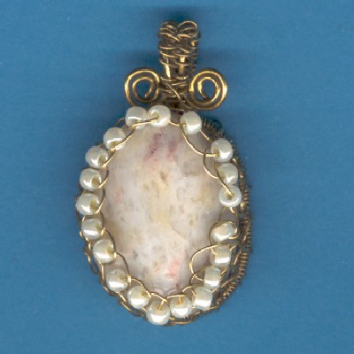 Washington State Beach Agate Pendant - Handcrafted Jewelry