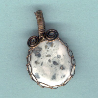 Washington State Beach Stone Pendant - Handcrafted Jewelry