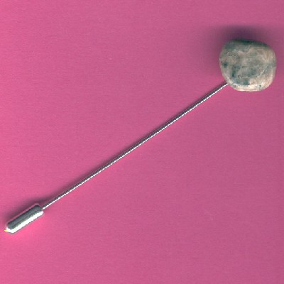 Washington State Beach Agate Stick Pin - Handcrafted Jewelry