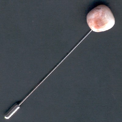 Washington State Beach Agate Stick Pin - Handcrafted Jewelry