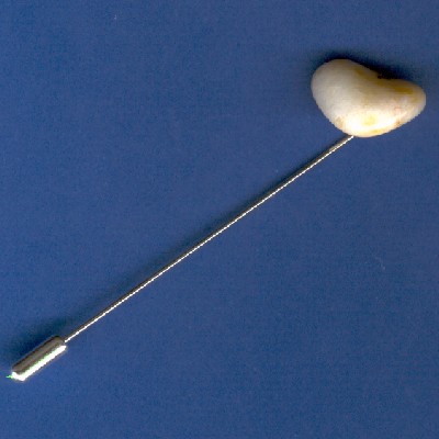 Washington State Beach Agate Stick Pin - Handcrafted Jewelry