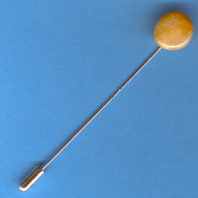 Washington State Beach Agate Stick Pin - Handcrafted Jewelry